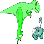 Dinosaur & Space Car