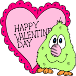 Fuzzy Creature Valentine