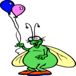 Insect with Balloons