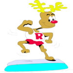 Reindeer Doing Aerobics 2
