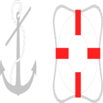 Anchor & Life Preserver