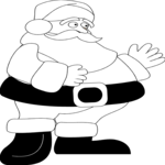 Santa Standing