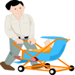 Father & Stroller