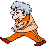 Old Woman Walking