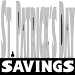 St Patrick's Day Savings