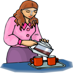 Woman Pouring Coffee 3