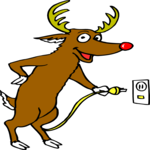 Reindeer with Plug