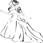 Woman in Evening Gown 4