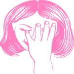 Woman - Hand over Face