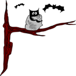 Bat in Tree