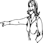 Woman Pointing 2