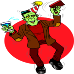 Frankenstein Partying 1