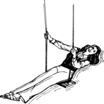 Woman on Swing