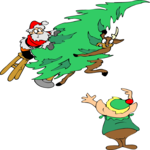 Santa & Tree 1