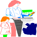 Mother & Child Shopping 1