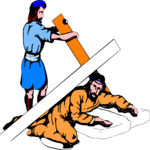 Jesus Falling from Cross 1