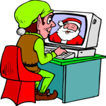Elf at Computer