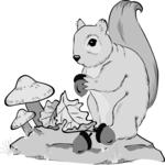 Squirrel with Acorn 1