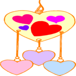 Heart Wind Chime