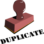 Duplicate