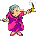 Old Woman with Candle