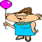 Woman with Balloon