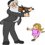 Violinist & Girl