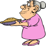 Old Woman with Pie