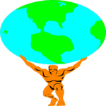 Weight Lifter & Earth