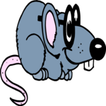 Rat Wearing Eyeglasses