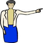 Woman Pointing 5