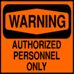 Authorized Personnel 1