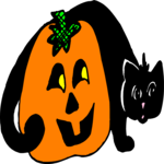 Pumpkin & Cat 1