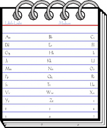 Lilith-Light Medium Font