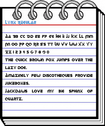 Lynx Regular Font