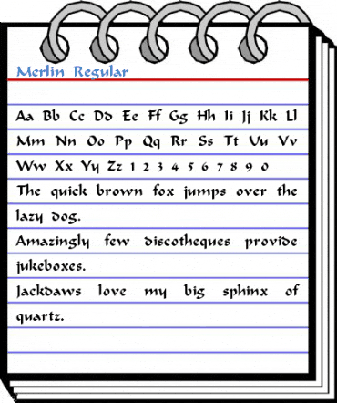 Merlin Regular Font