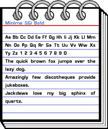 Minima SSi Font