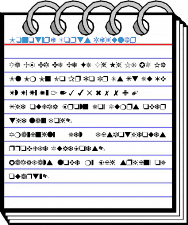 Monotype Sorts Regular Font