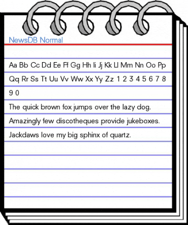 NewsDB Font