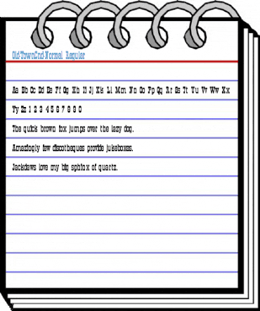 Old-TownCnd-Normal Regular Font