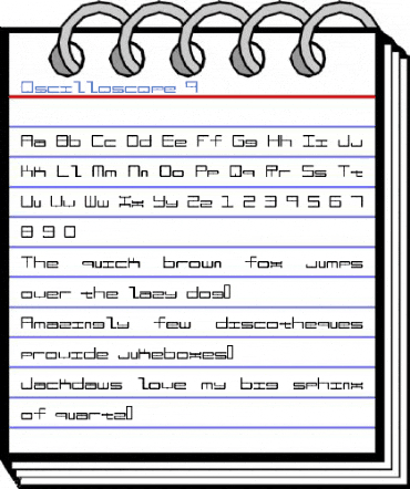 Oscilloscope 4 Font