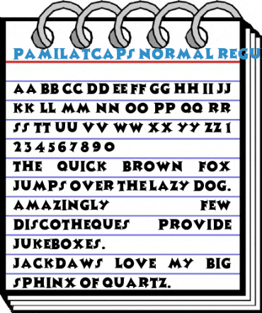 PamilatCaps-Normal Regular Font