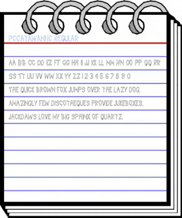 PCCatawanHC Regular Font