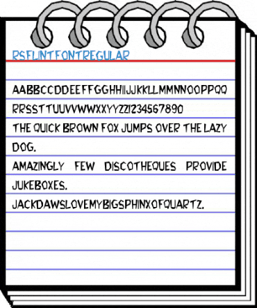 RSFlintFont Font