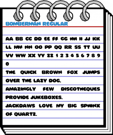 Bomberman Regular Font