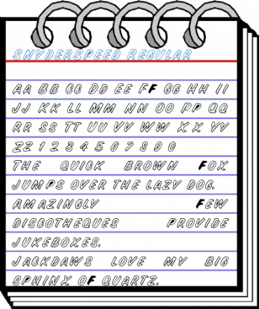 SnyderSpeed Regular Font