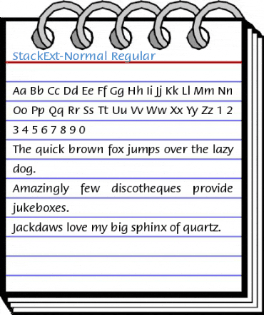 StackExt-Normal Font