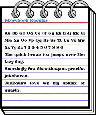 Storybook Regular Font