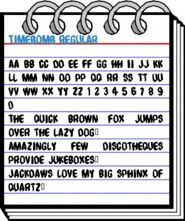 Timebomb Regular Font