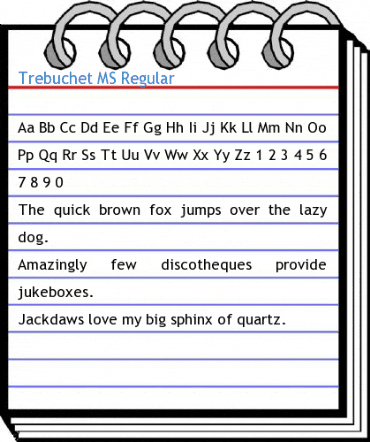 Trebuchet MS Regular Font